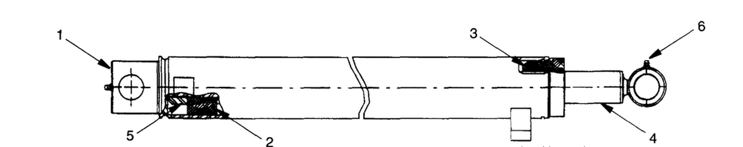 Loader Hydraulic Cylinder Parts (Boom Cylinders-Right And Left) Diagram and Parts List for 590100 Cub Cadet Lawn Tractor